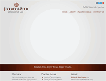 Tablet Screenshot of beerlawoffice.com